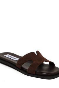 Sofia Slides Drk Brn Suede