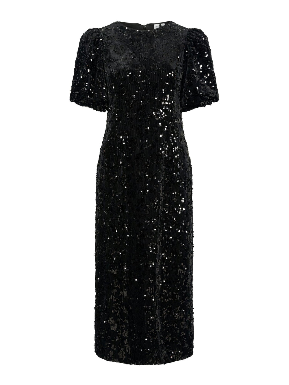 Sofie 2/4 Sequin Midi Dress Black W Sequins | Kjoler | Smuk - Dameklær på nett