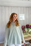 Sonja Shirt Green/White