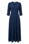 Spring Button-Down Dress Marine