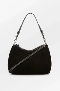 Suede Ginni Medi Bag Black