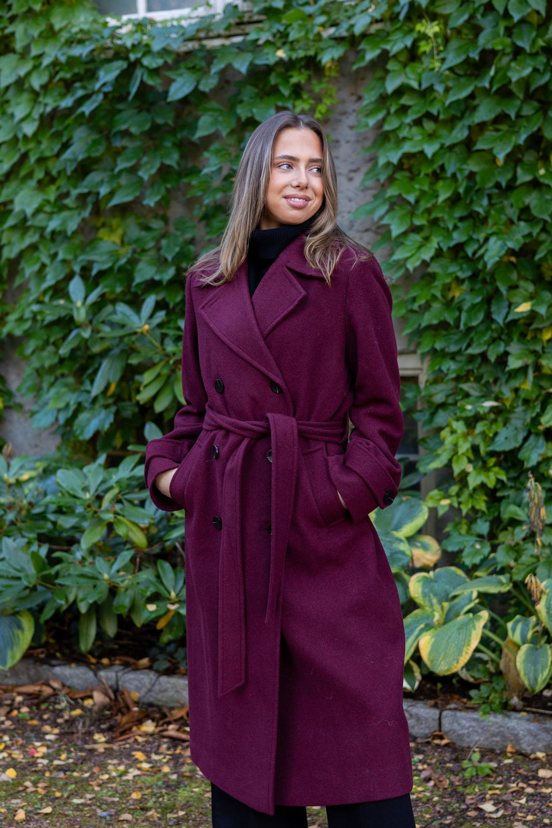 Synnepw Outerwear Tawny Port Melange | Yttertøy | Smuk - Dameklær på nett