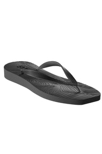 Tapered Plattform Flip Flop Black
