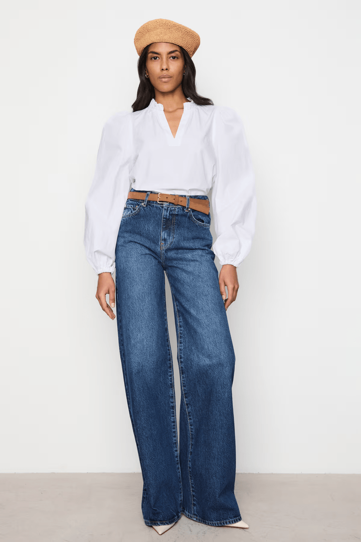 Taylor Jeans Washed Dark Blue | Bukser | Smuk - Dameklær på nett