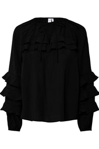 Temura Ls Top Black