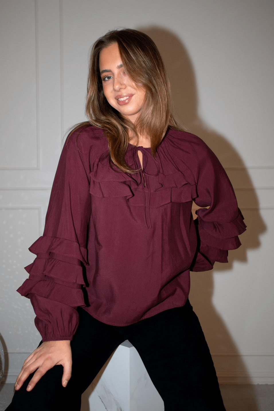 Temura Ls Top Port Royale | Skjorter og bluser | Smuk - Dameklær på nett