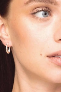 The Small Triangle Hoops Silver
