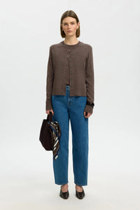Thea Ls Knit Merino Cardigan Delicioso