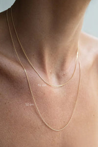 Thin Chain Gold 42cm