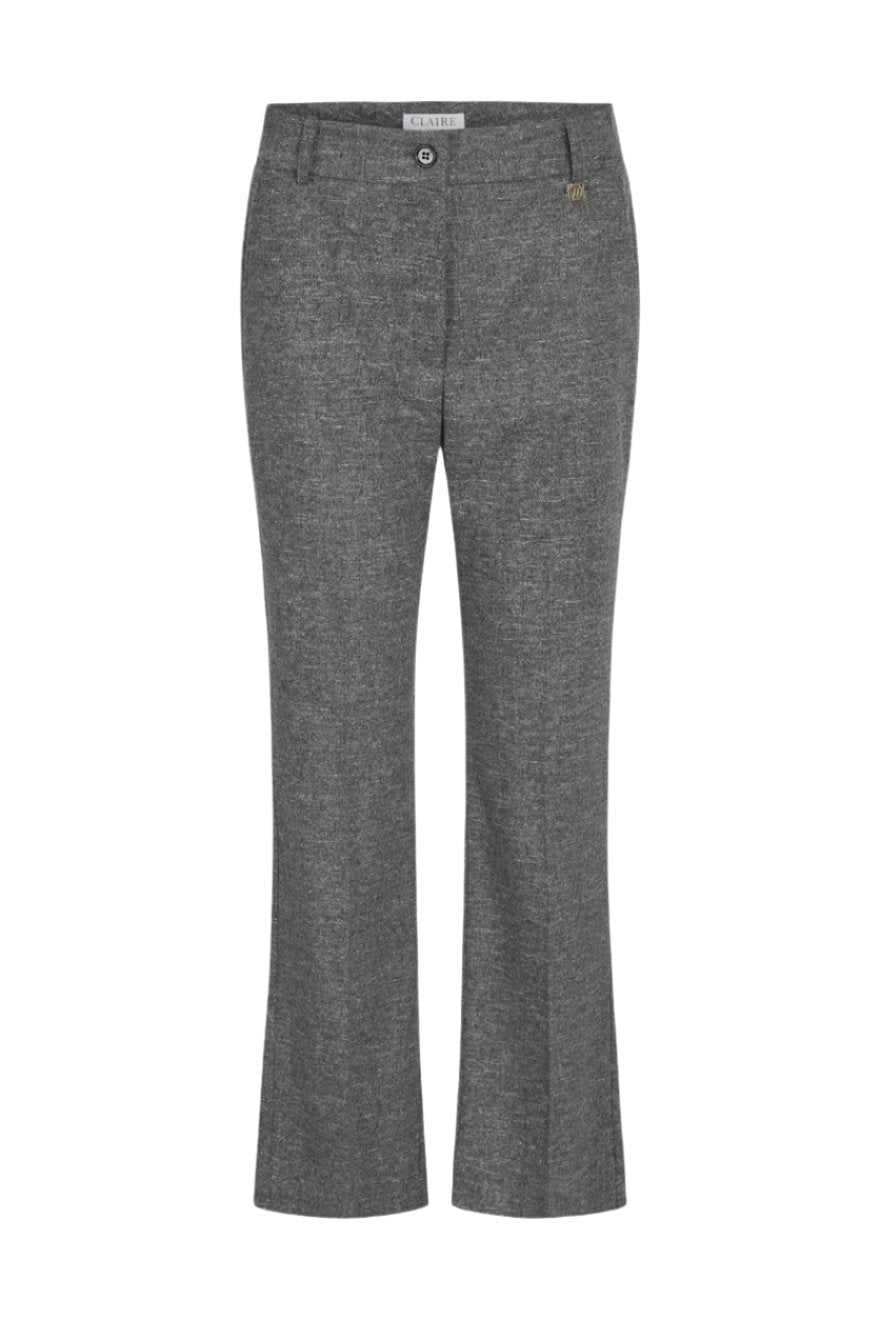 Thira Trousers Grey Blend | Bukser | Smuk - Dameklær på nett