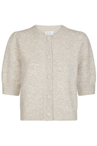 Trudy Knit Cardigan Beige Melange