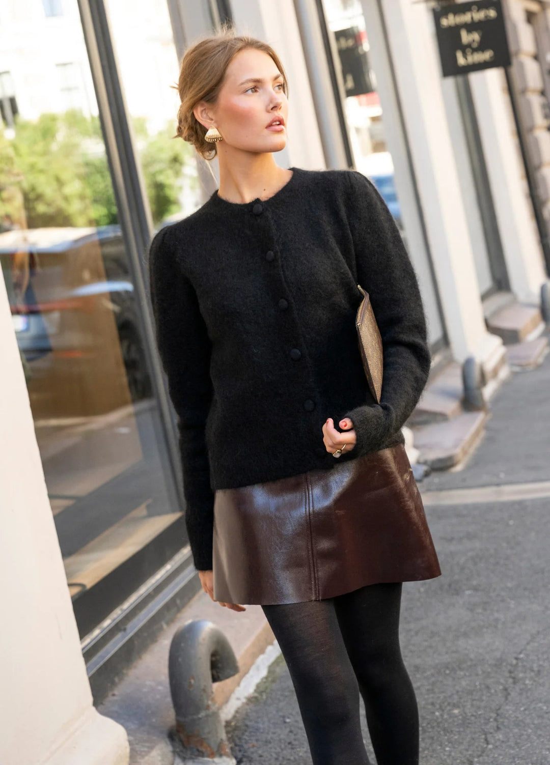 Ulla Mohair Cardigan Black | Genser | Smuk - Dameklær på nett