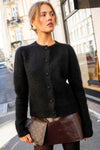 Ulla Mohair Cardigan Black