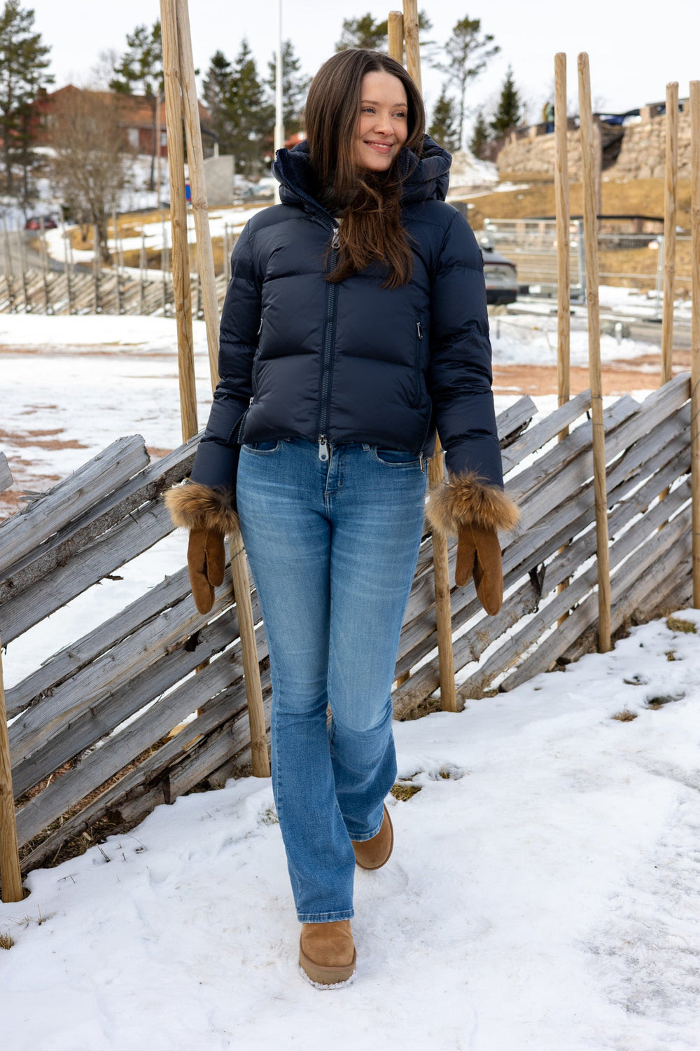 Val Cenis Short Navy | Yttertøy | Smuk - Dameklær på nett