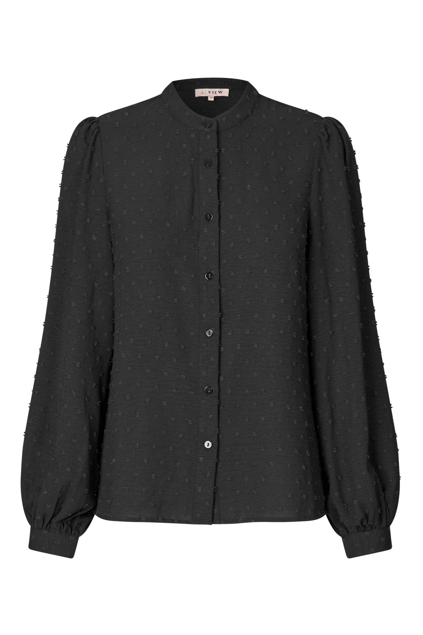 A-VIEW - Vanessa L/S Shirt Black - Smuk