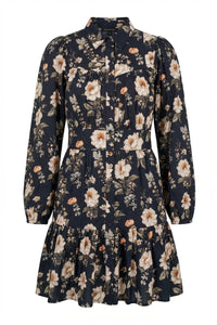 Vicky Dress Antique Black Poplin