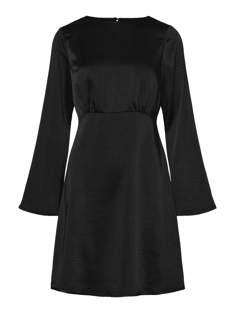 Vima Ls Open Back Dress Black | Kjoler | Smuk - Dameklær på nett