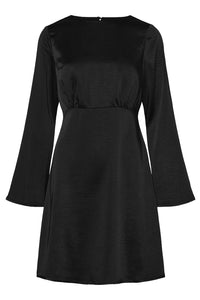 Vima Ls Open Back Dress Black