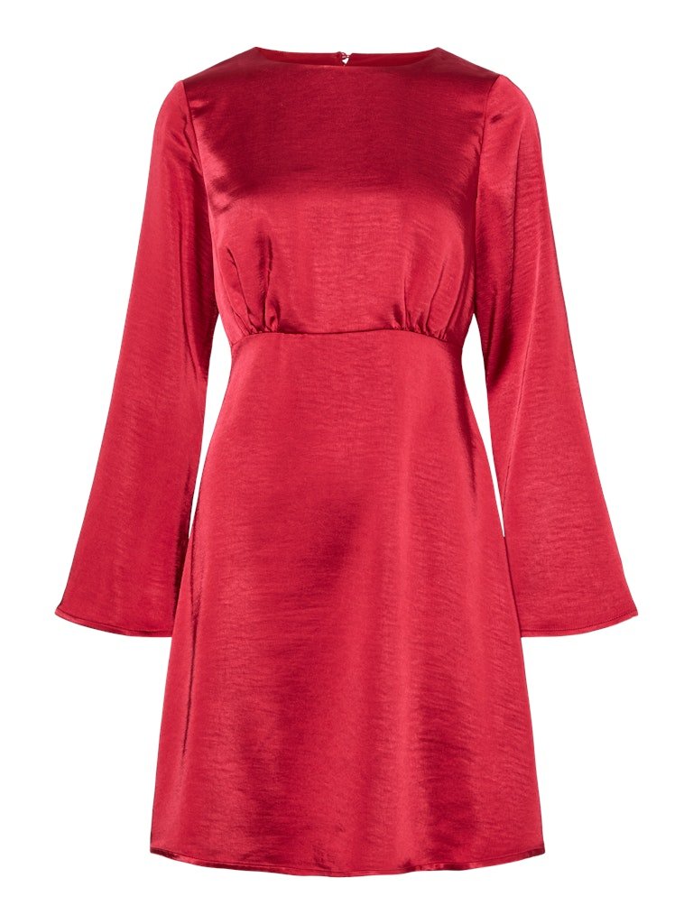 Vima Ls Open Back Dress Jester Red | Kjoler | Smuk - Dameklær på nett