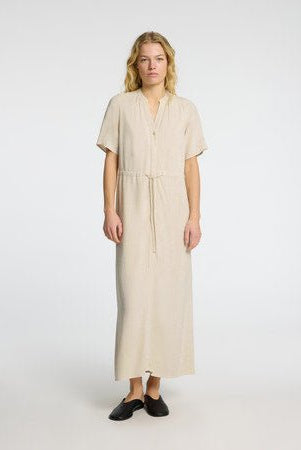 Viva - Damina Ss Ankle Sun Dress Sandshell | Kjoler | Smuk - Dameklær på nett