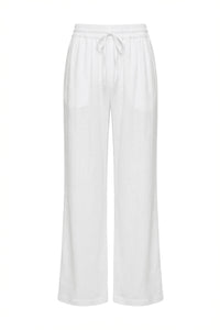 Viva-Gulia Hw Long Sun Pant Snow White