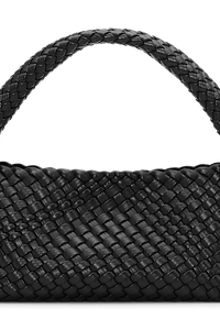 Woven Mini Bag + Pouch Black