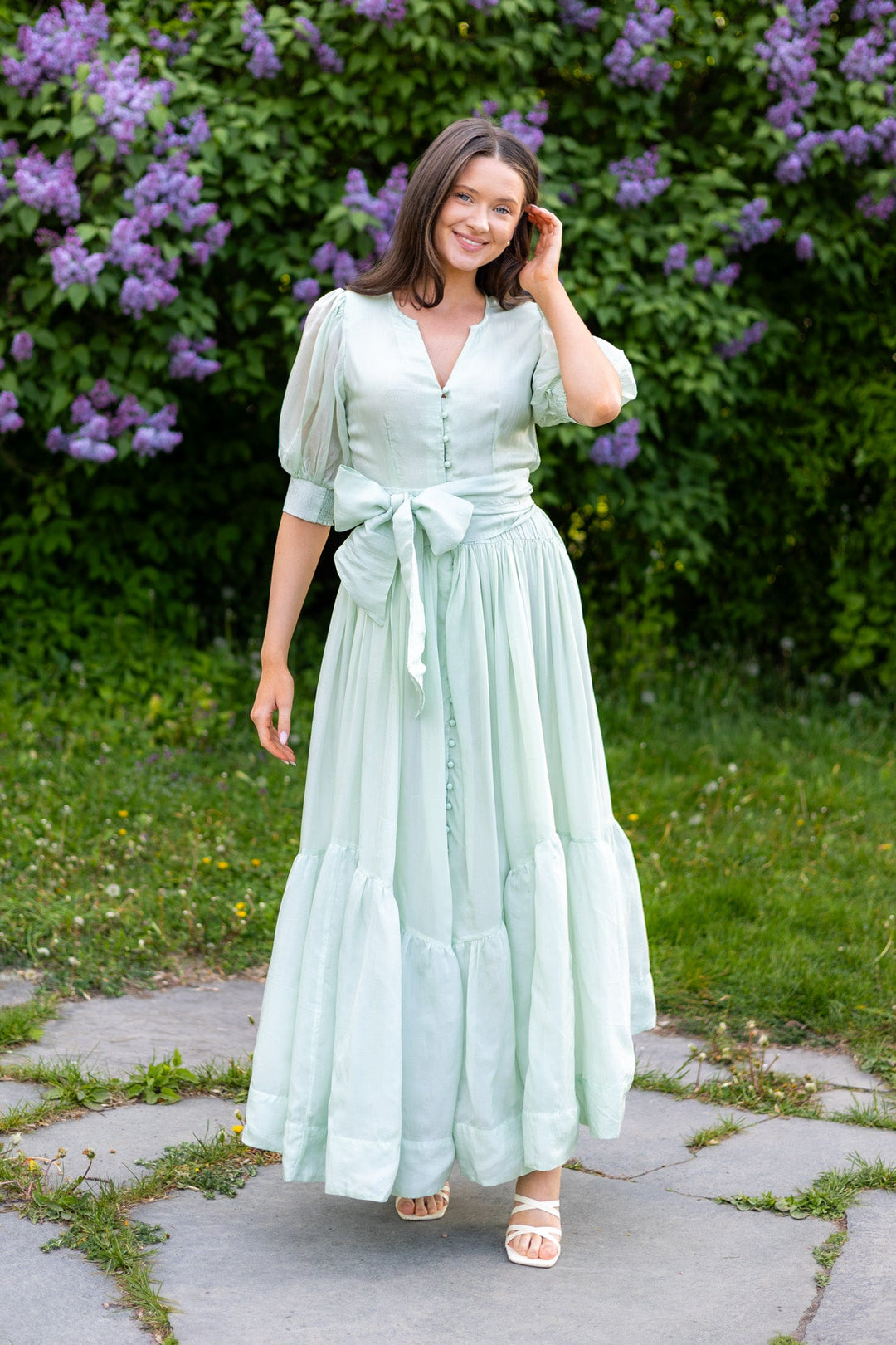 Wow Long Dress Soft Pistachio | Kjoler | Smuk - Dameklær på nett