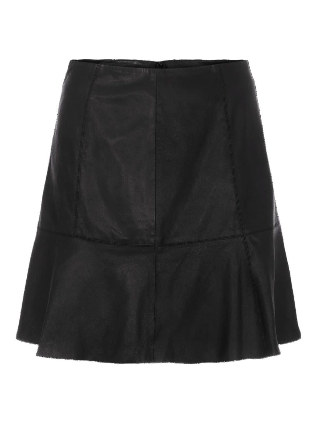 Yascolly Mw Naplon Leather Skirt Black | Skjørt | Smuk - Dameklær på nett