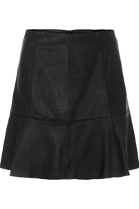Colly Mw Naplon Leather Skirt Black