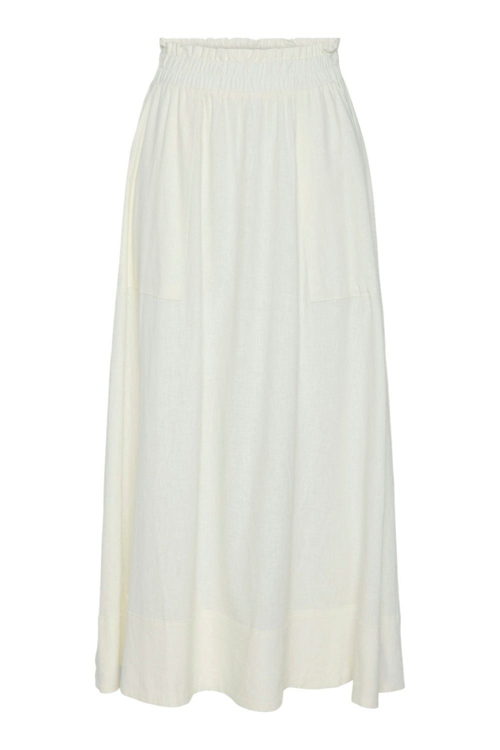 Yasflaxy Hw Ankle Skirt Star White | Skjørt | Smuk - Dameklær på nett