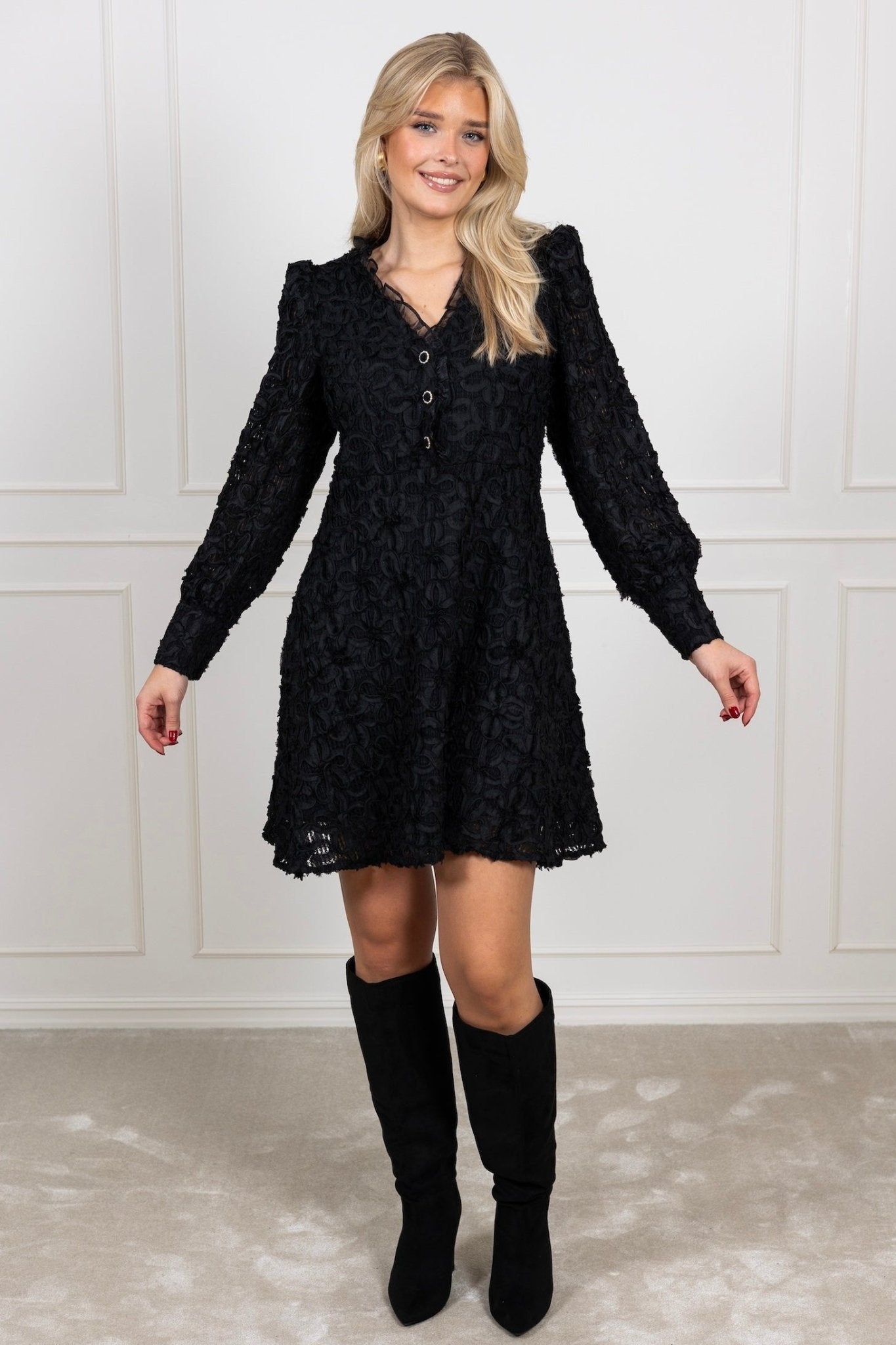 Yasalessia Ls Dress Black