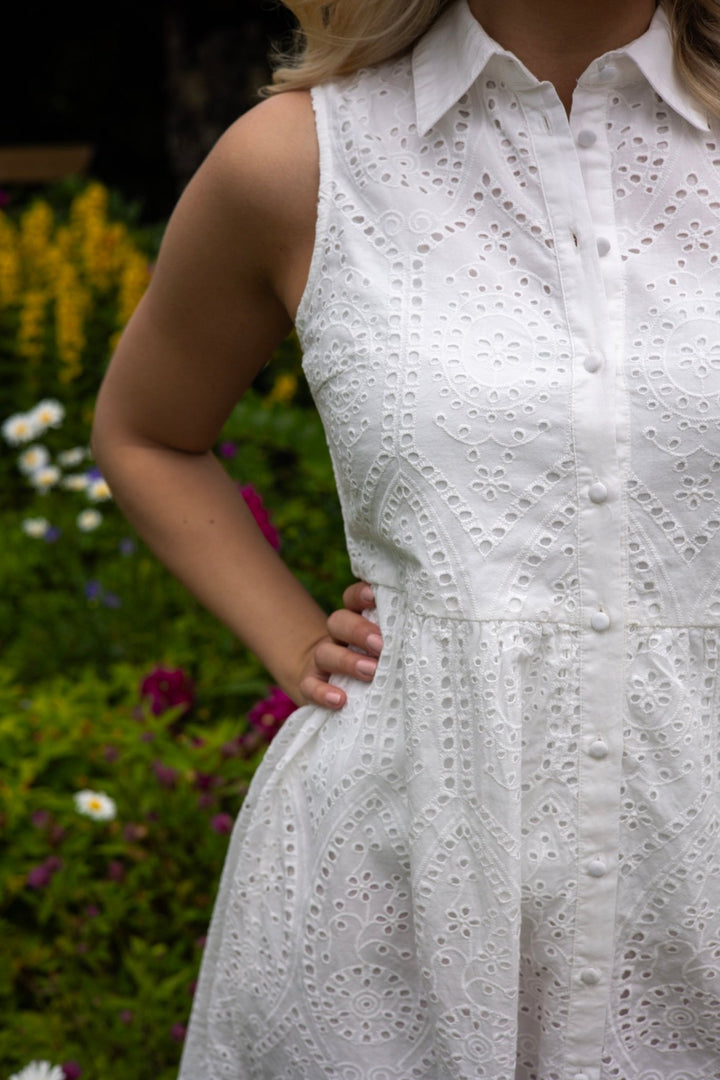 Yasholi Sl Shirt Dress Star White | Kjoler | Smuk - Dameklær på nett