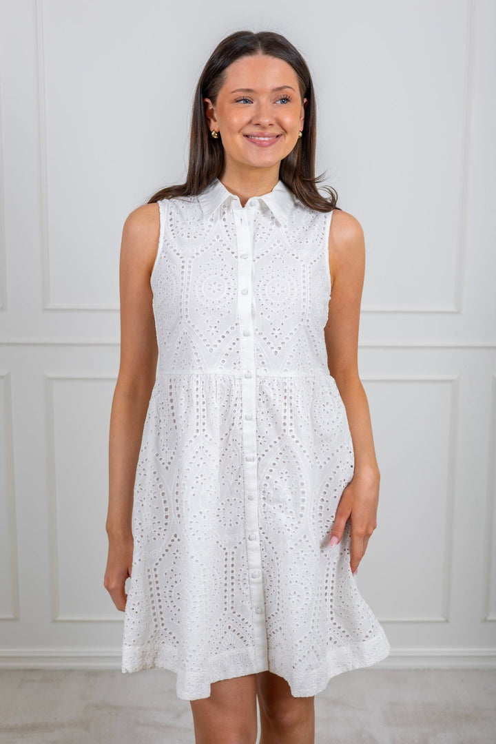Yasholi Sl Shirt Dress Star White | Kjoler | Smuk - Dameklær på nett