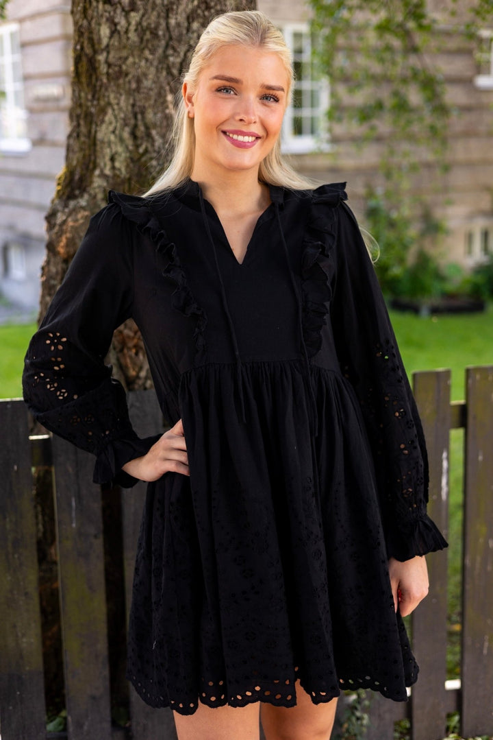 Yasluma Ls Dress Black | Kjoler | Smuk - Dameklær på nett