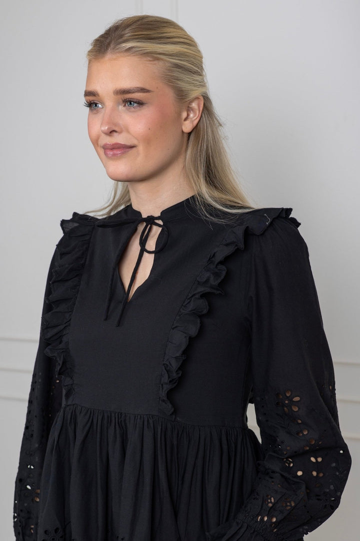 Yasluma Ls Dress Black | Kjoler | Smuk - Dameklær på nett