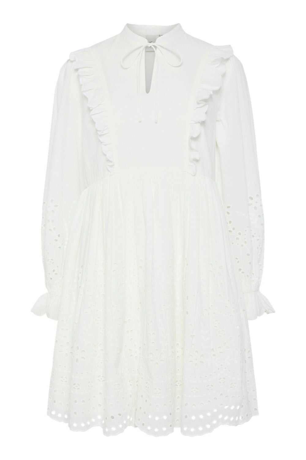 Yasluma Ls Dress Star White | Kjoler | Smuk - Dameklær på nett