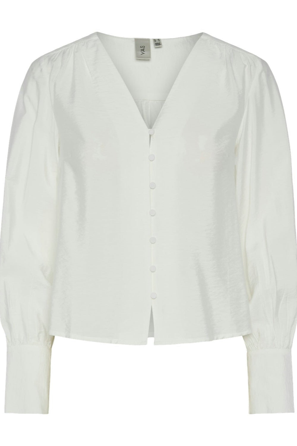 YAS - Yasareka Ls Shirt - 4888857 Star White