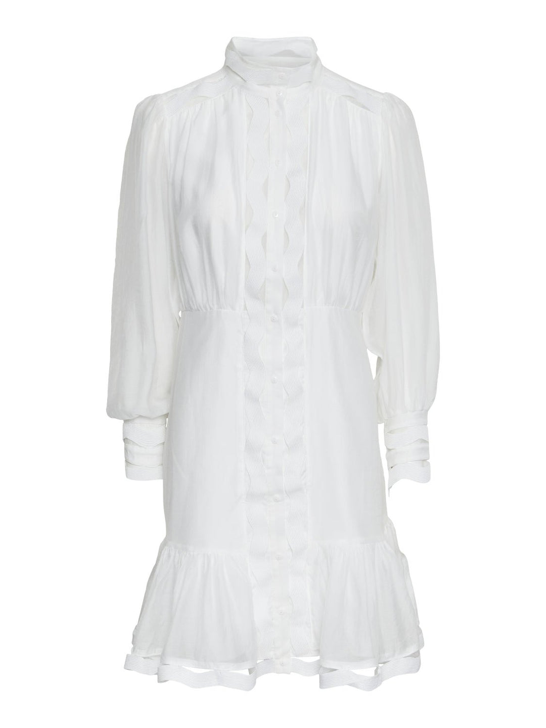 Yasponira Ls Dress Star White | Kjoler | Smuk - Dameklær på nett