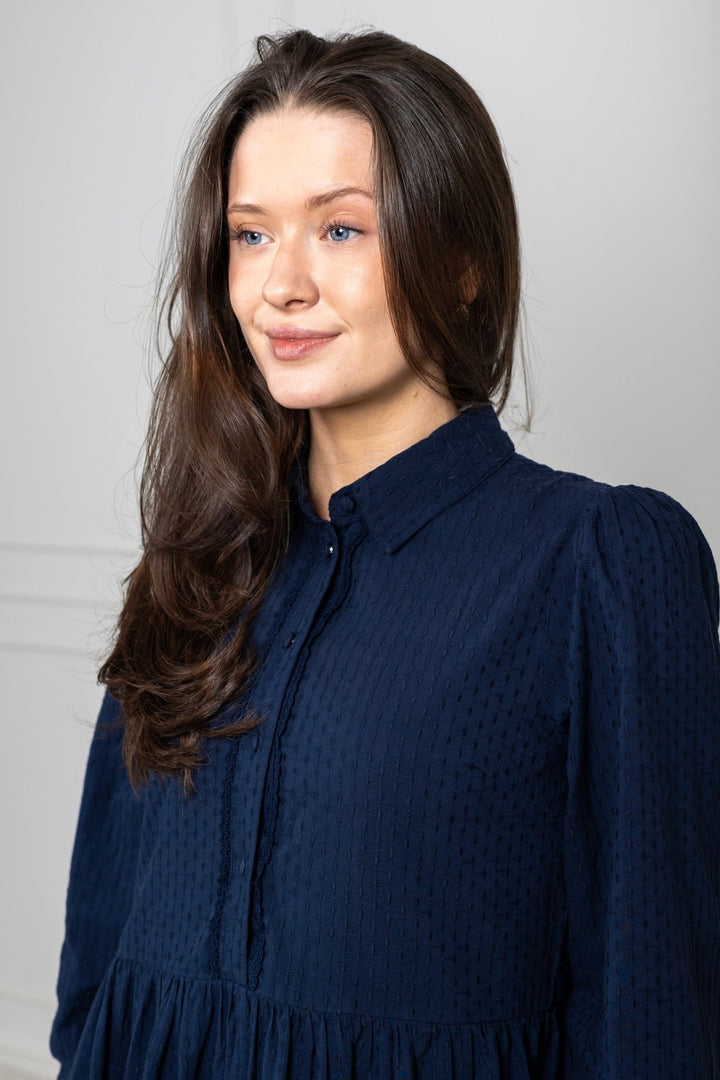Yastia Ls Dress Navy Blazer | Kjoler | Smuk - Dameklær på nett