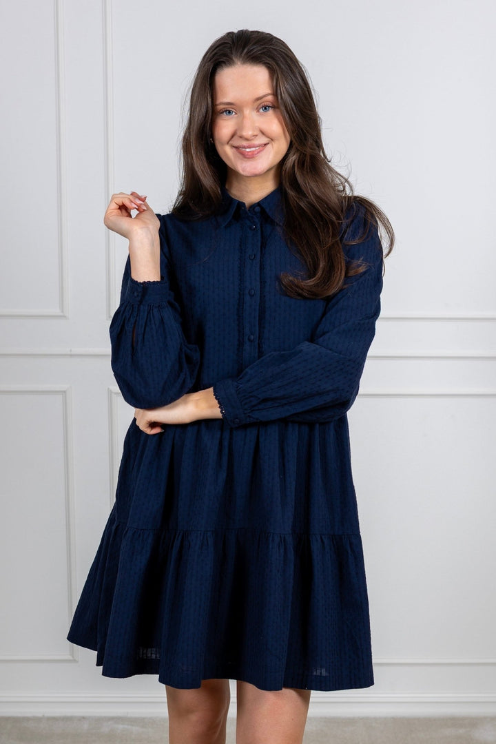 Yastia Ls Dress Navy Blazer | Kjoler | Smuk - Dameklær på nett