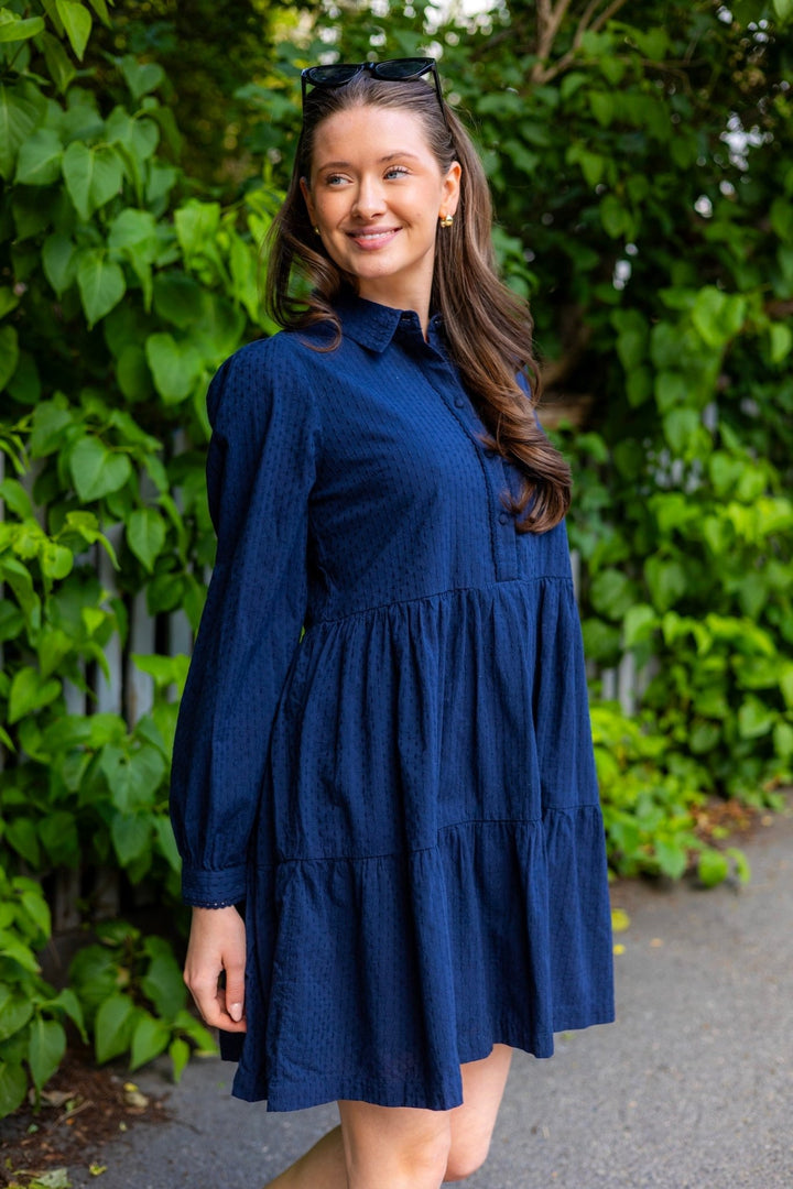 Yastia Ls Dress Navy Blazer | Kjoler | Smuk - Dameklær på nett