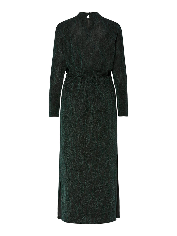 Yen Ls Long Dress Ponderosa Pine Black Lurex | Kjoler | Smuk - Dameklær på nett