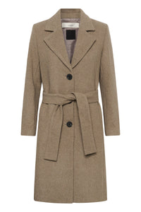Zorahiw Classic Coat Sandy Grey Melange