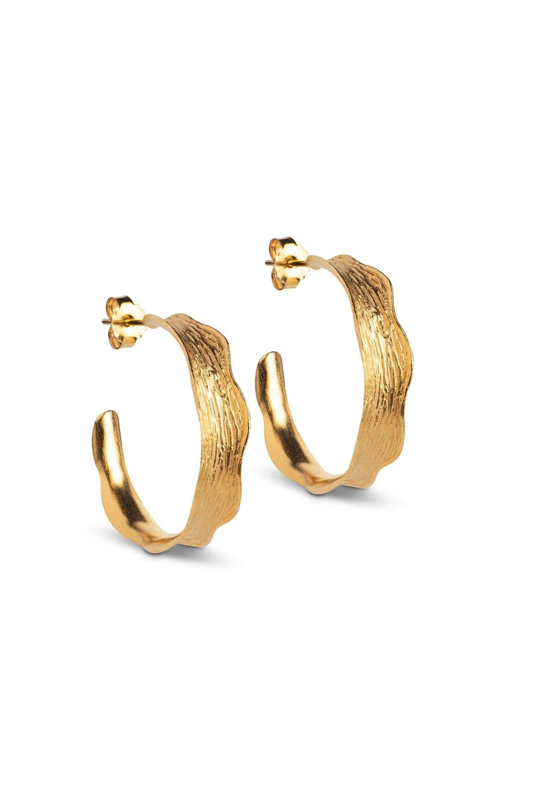 Ane Large Earrings Gold | Accessories | Smuk - Dameklær på nett