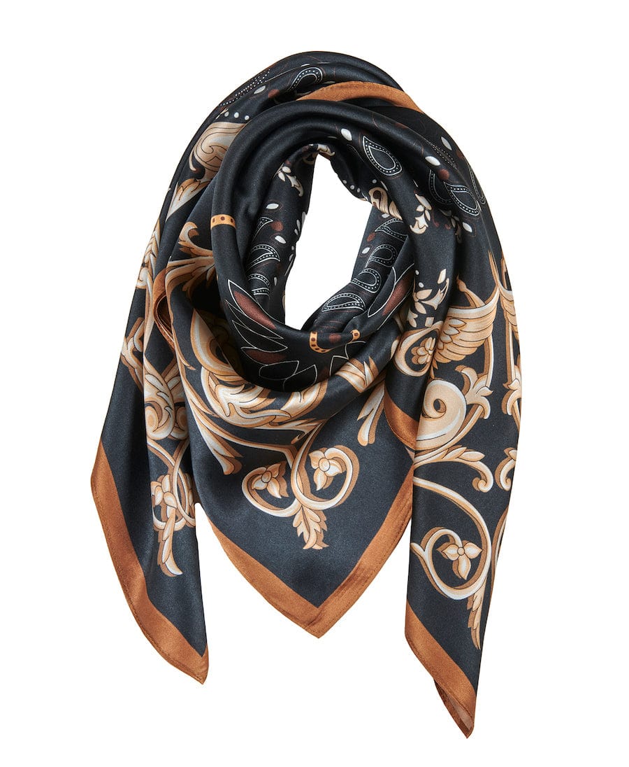 Black Lola Silk Scarf | Accessories | Smuk - Dameklær på nett