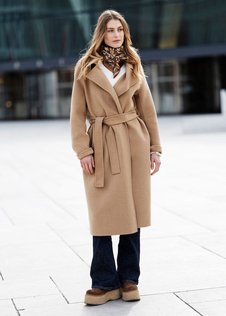 Brown Lola Silk Scarf | Accessories | Smuk - Dameklær på nett