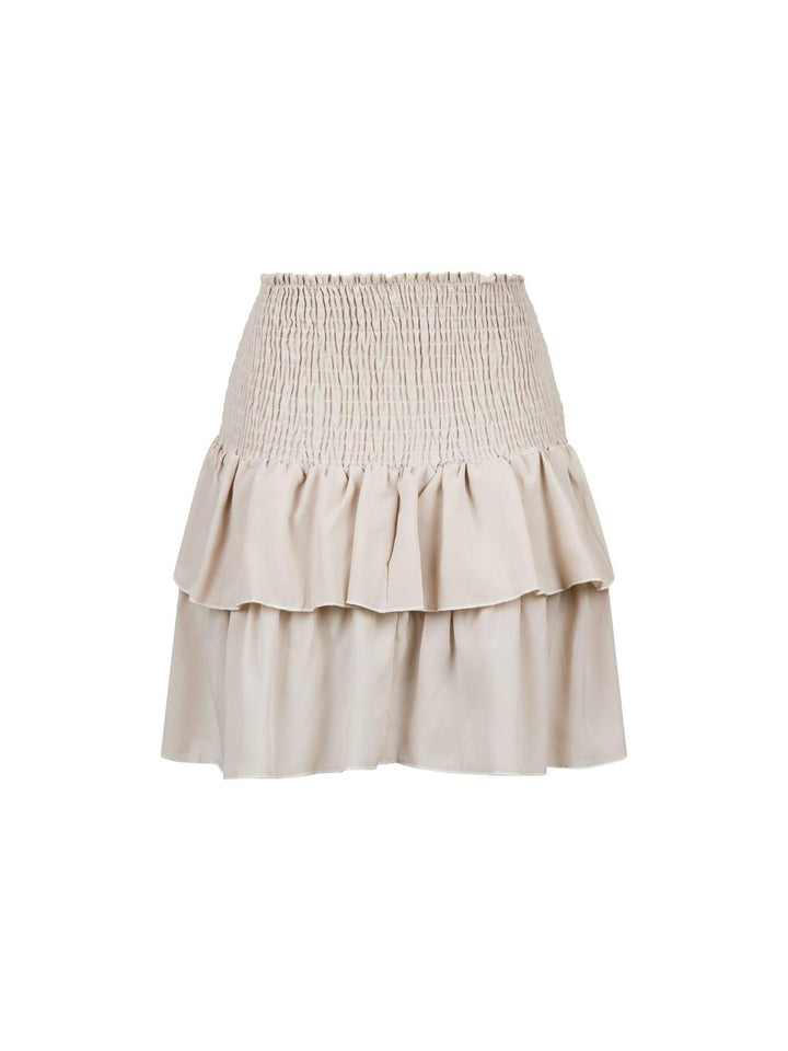 Carin R Skirt Sand | Skjørt | Smuk - Dameklær på nett