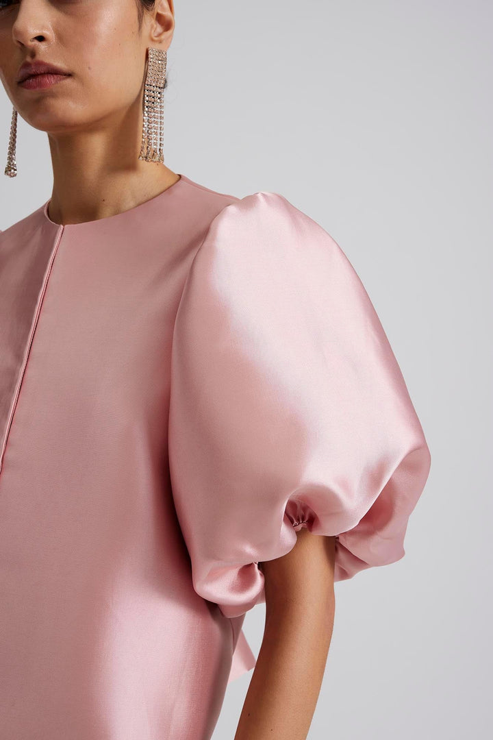 Cleo Pouf Sleeve Blouse Blush | Skjorter og bluser | Smuk - Dameklær på nett