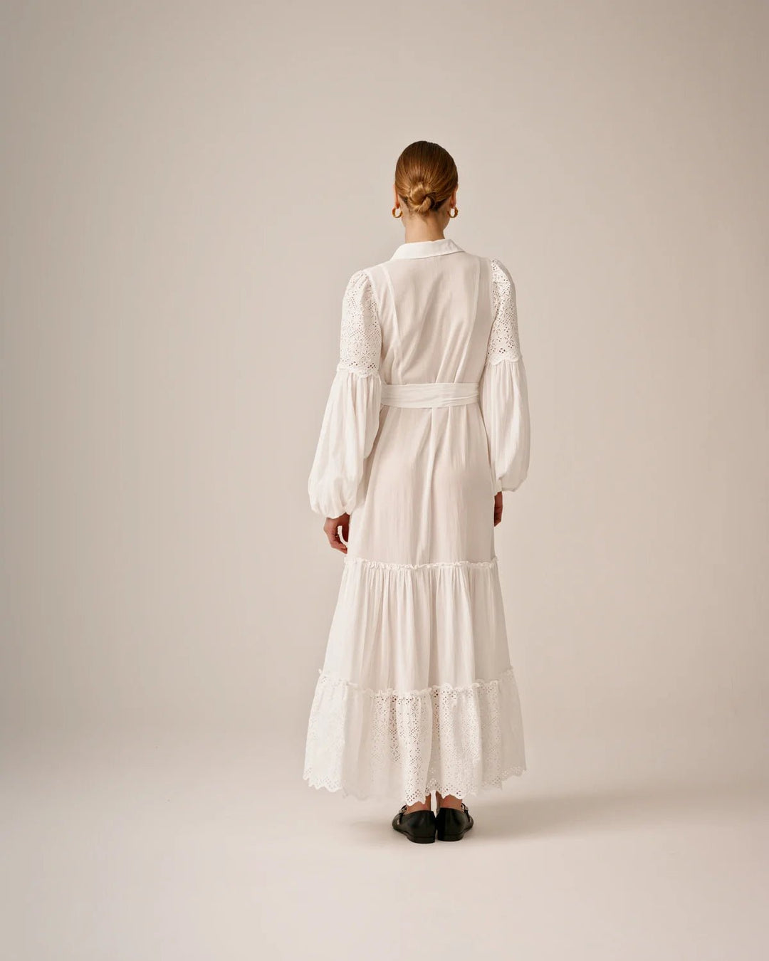Cotton Slub Shirt Dress Perfect White | Kjoler | Smuk - Dameklær på nett