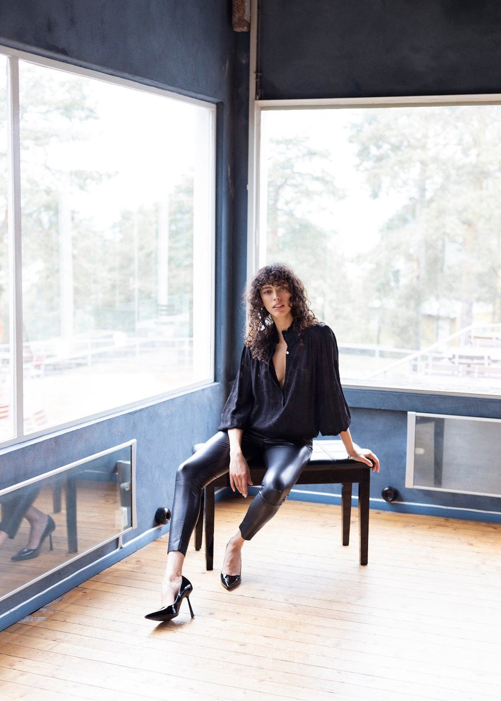 Denise Blouse Black | Skjorter og bluser | Smuk - Dameklær på nett